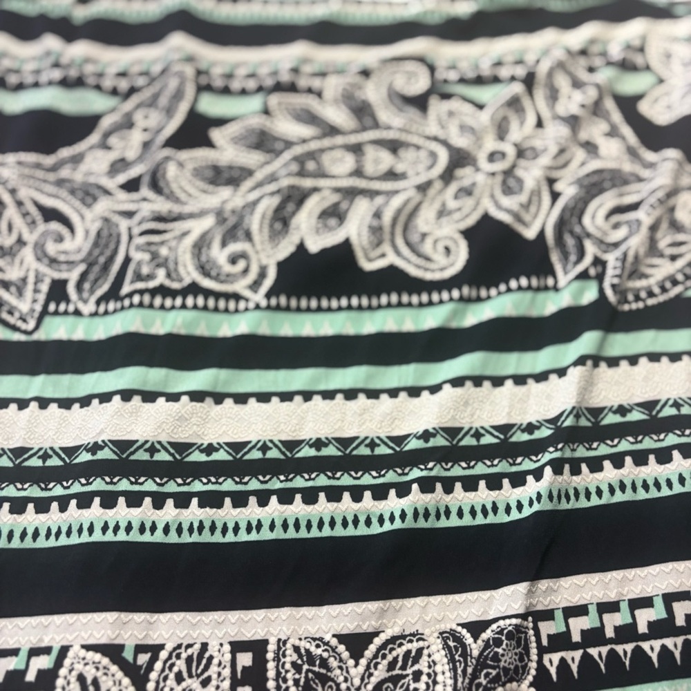 Signature by Robbie Bee Paisley Print Dress Sleeveless Size XL - Picture 8 of 10